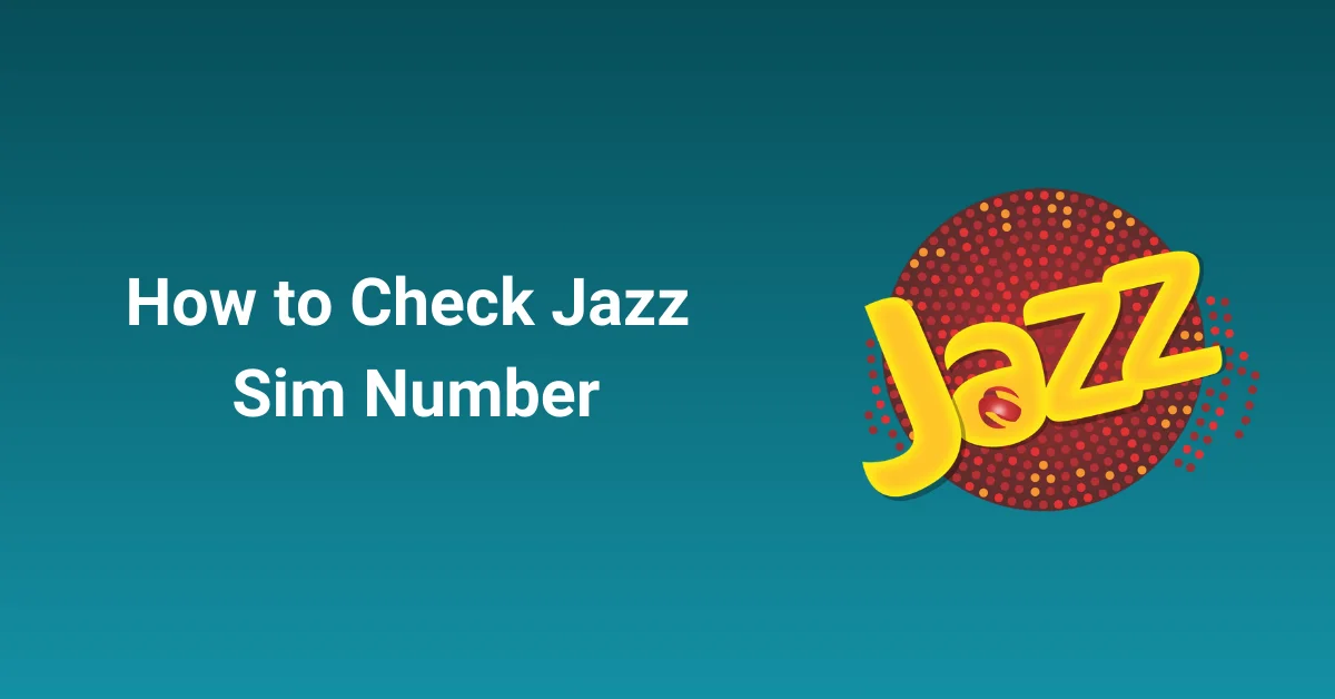 How to check jazz sim number